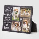 Rustic Pet Memorial Keepomwille Photo Collage Fotoplaat (Zijkant)