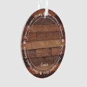 Rustic Pet Memorial Pet Loss Keepomwille Cat Foto Ornament (voorkant)