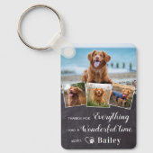 Rustic Pet Memorial van Dog 4 Sleutelhanger (Voorkant)