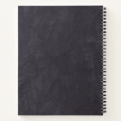 Rustic Photo Collage Budget Funeral Guestbook Notitieboek (Achterkant)