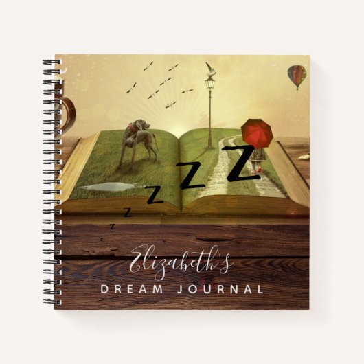 Rustic Photo Dream Journal Analysis Record Notitieboek (Voorkant)