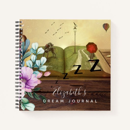 Rustic Photo Dream Journal Analysis Record Notitieboek (Voorkant)