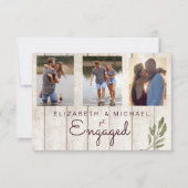 Rustic Photo Flat Enregistrer La Carte Date (Devant)