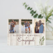 Rustic Photo Flat Enregistrer La Carte Date (Debout devant)