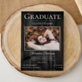 Rustic Photo Graduation Open House Invitation