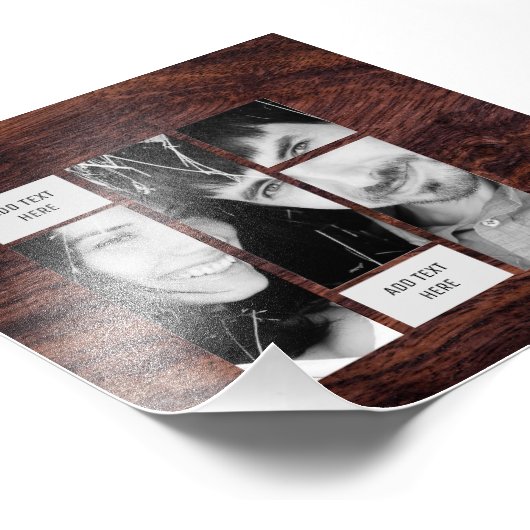 Rustic Photo Texte Modèle - Transfert À N'IMPORTE  (Coin)