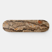Rustic Pine Bark Texture  Skateboard (Horizontaal)