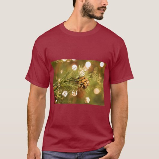Rustic Pine Cone T-Shirt – Natural Woodland Charm (Devant)