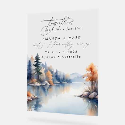 Rustic Pine Mariage d'aventure (Angle)