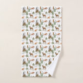 Rustic Pine Trees Bad Handdoek (Handdoek)