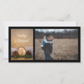 Rustic Pines Bos Bruiloft Dankjewel Bedankkaart (Voorkant)