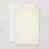 Rustic Pines Woods Mariage RSVP Réponse (Dos)