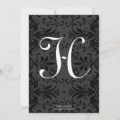 Rustic Pink Birdcage Roos Quartz Wedding Kaart (Achterkant)