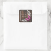 Rustic Pink Butterfly Book Sticker (Tas)