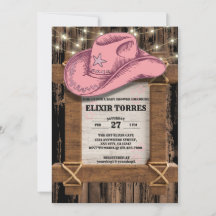 Rustic Pink Cowgirl Pet Baby shower