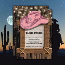 Rustic Pink Cowgirl Pet Baby shower
