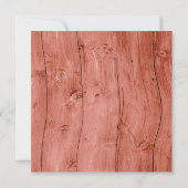 Rustic Pink Hydrangea Het is een meisje Baby showe Kaart (Achterkant)