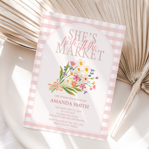 Rustic Pink She's Fresh Off the Market Bloemen Kaart