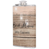 Rustic Pink Wood en Lantern Heupfles (Links)