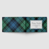 Rustic Plaid Campbell Custom Wedding Tartan Gastenboek (Volledig)