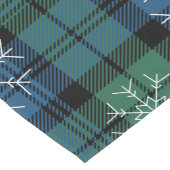 Rustic Plaid Campbell Tartan Korte Tafelloper (Hoek)