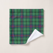 Rustic Plaid Check Duncan Tartan Bad Handdoek (Wasdoekje)