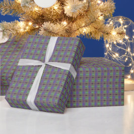 "Rustic Plaid Elegance" Patroon Cadeaupapier