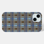 "Rustic Plaid Elegance" Patroon Case-Mate iPhone Case (Achterkant (horizontaal))