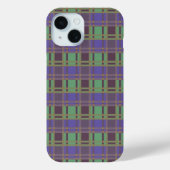 "Rustic Plaid Elegance" Patroon Case-Mate iPhone Case (Achterkant)