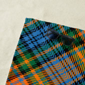 Rustic Plaid Monogram Murray Tartan Custom Strandlaken (In situ)