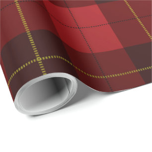 Rustic Plaid Red Classic Red Tartan Cadeaupapier