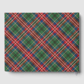 Rustic Plaid Wedding Tartan Gastenboek (Achterkant)