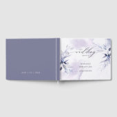 Rustic Plum Violet Foliage Mariage livre d'hôte (Complet)