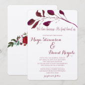 Rustic Plum | We houden van hem omdat hij voor het Kaart (Voorkant / Achterkant)