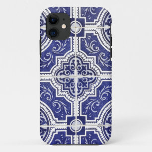 Rustic Portugees Tiles Pattern - Azulejo iPhone 11 Hoesje