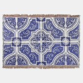 Rustic  Portugees Tiles Pattern - Azulejo Deken (Voorkant)