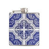 Rustic  Portugees Tiles Pattern - Azulejo Heupfles (Voorkant)