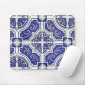 Rustic  Portugees Tiles Pattern - Azulejo Muismat (Met muis)