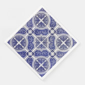 Rustic  Portugees Tiles Pattern - Azulejo Servet (Hoek)