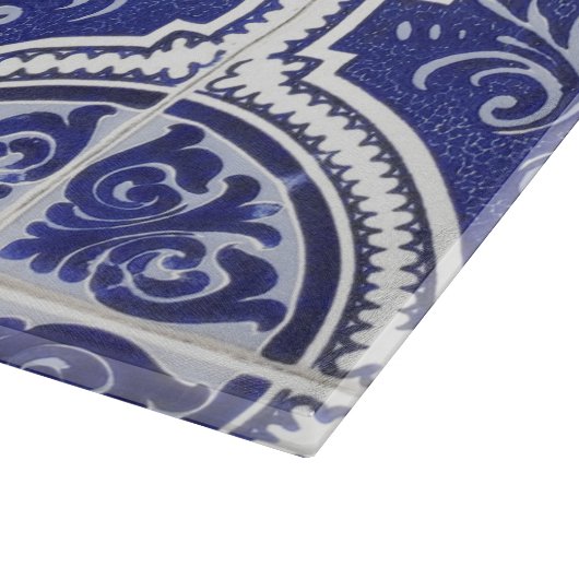 Rustic  Portugees Tiles Pattern - Azulejo Snijplank (Hoek)