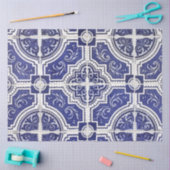 Rustic  Portugees Tiles Pattern - Azulejo Tissuepapier (Craft)