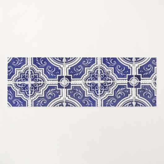 Rustic  Portugees Tiles Pattern - Azulejo Yogamat (Voorkant (horizontaal))