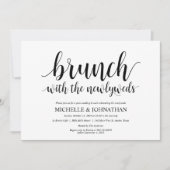Rustic Post Mariage Brunch Invitation Card (Devant)