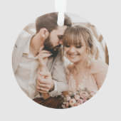 Rustic Premier Noël Mr & Mrs Newlyweds (dos)