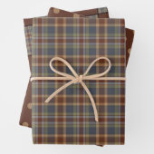 Rustic Primitive Country Homespun and Checks Inpakpapier Vel (In situ)