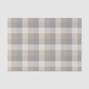 Rustic Pset Tan Grey Ivory Tissuepapier