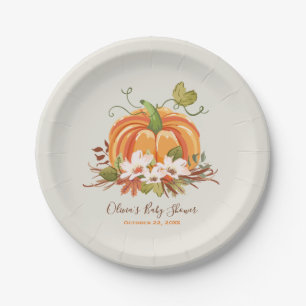 Rustic Pumpkin Paper Bord najaarsHerfst Baby showe