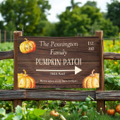 Rustic Pumpkin Patch Boerderij Business Banner