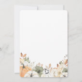 Rustic Pumpkin Thanksgiving Dinner Invitation (Dos)