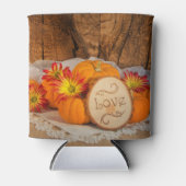 Rustic Pumpkins Herfst Barn Wedding Favor Blikjeskoeler (Voorkant)